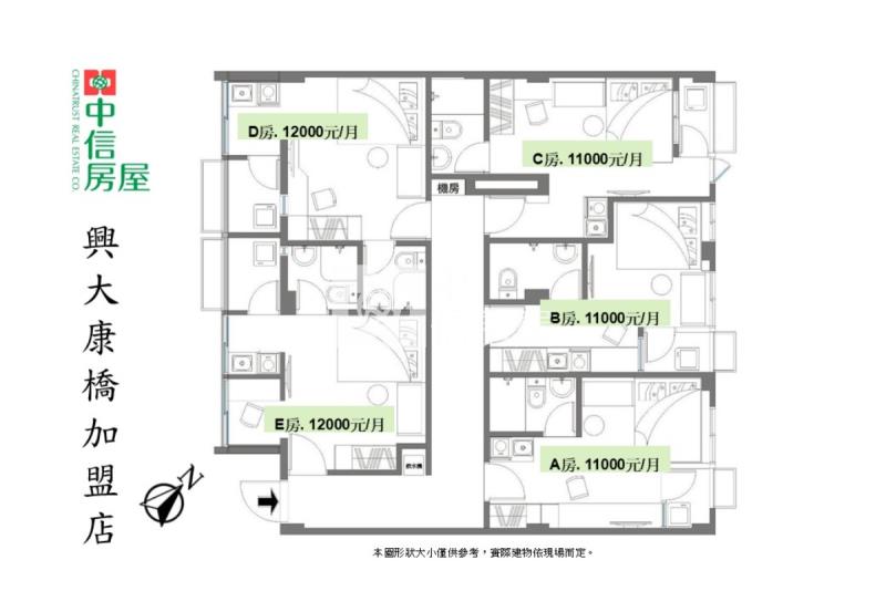 美術館5.3%投報五套房房屋室內格局與周邊環境