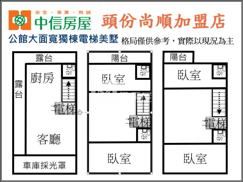 公館大面寬獨棟電梯美墅房屋室內格局與周邊環境
