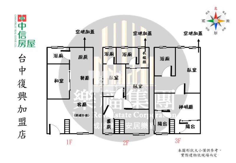 中國醫臨路大面寬美透天房屋室內格局與周邊環境