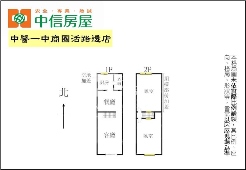 中醫一中商圈活路透店房屋室內格局與周邊環境