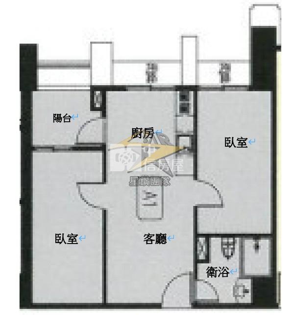【星鑽】寶徠花園景觀2房車房屋室內格局與周邊環境