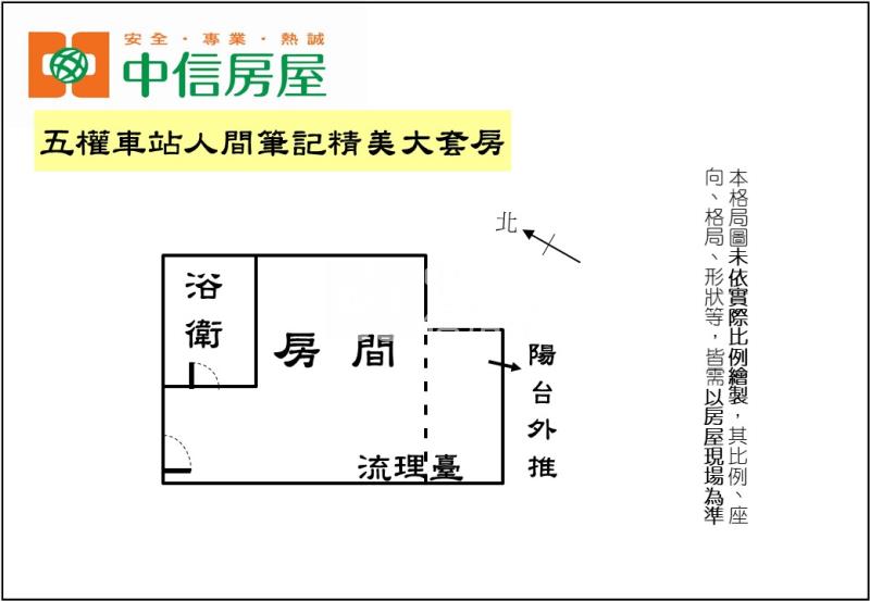 五權車站人間筆記精美大套房(專任)房屋室內格局與周邊環境