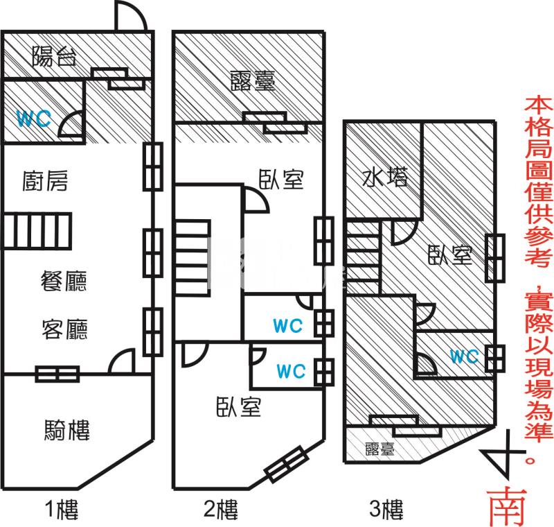 高鐵整新透天房屋室內格局與周邊環境