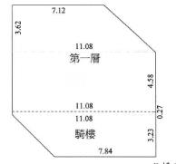 獨家稀有大地坪送角間店鋪房屋室內格局與周邊環境