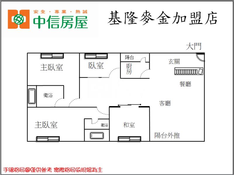 ●真善美四房車房屋室內格局與周邊環境