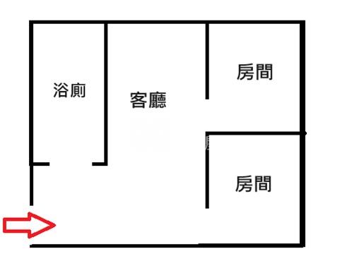 君臨天下2房小資美樓房屋室內格局與周邊環境