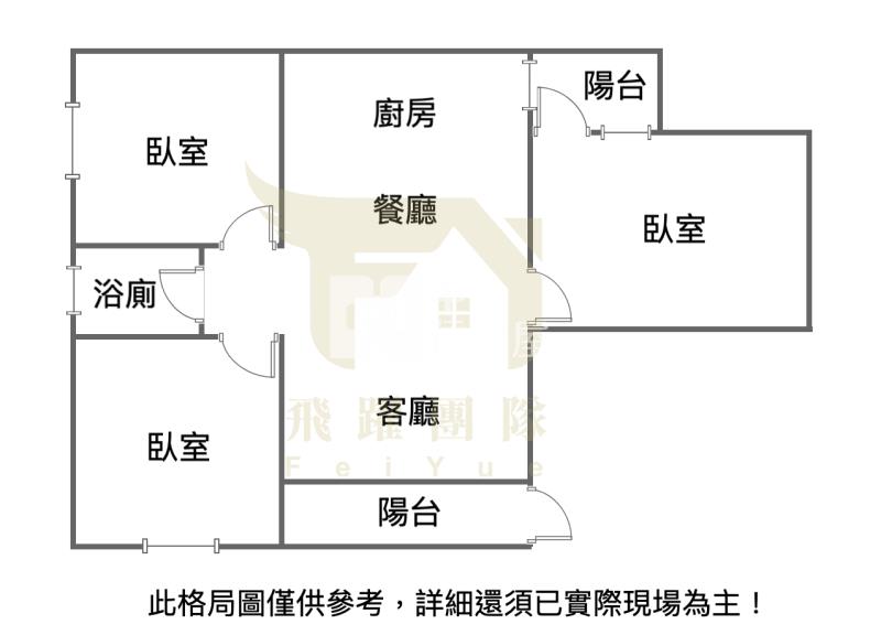 【低總價】近山子頂全新整理電梯三房車房屋室內格局與周邊環境