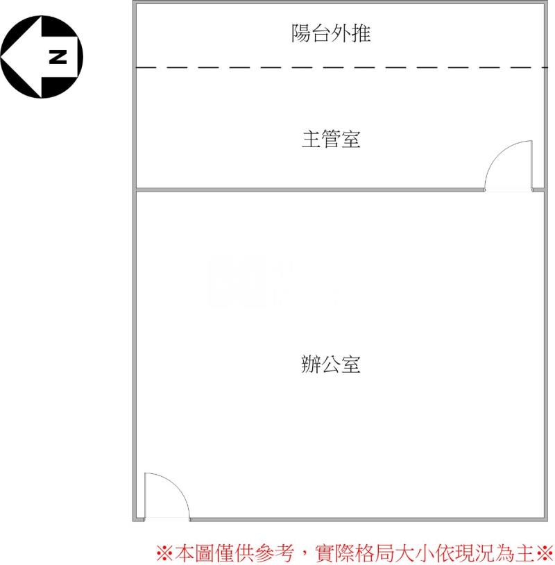 五期辦公室房屋室內格局與周邊環境