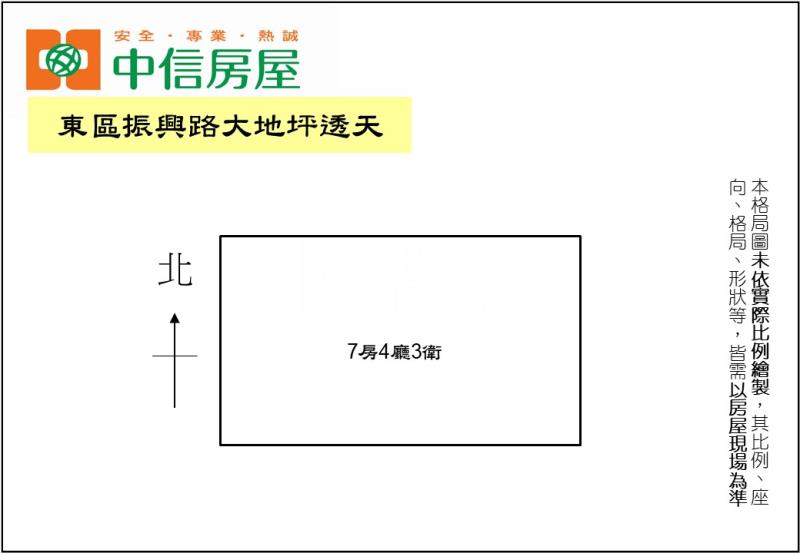 東區振興路大地坪透天房屋室內格局與周邊環境