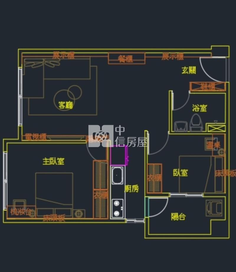 ?桃園兩房車【聚豐耘】房屋室內格局與周邊環境