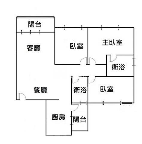 塗城低總價三房房屋室內格局與周邊環境