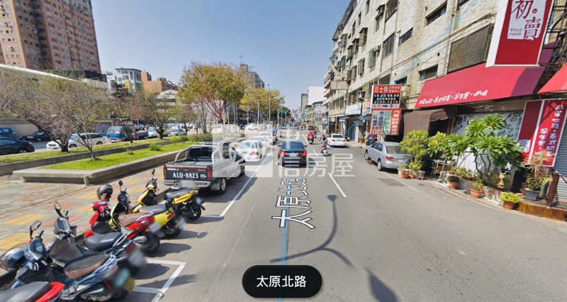 太原北路面園道店面房屋室內格局與周邊環境