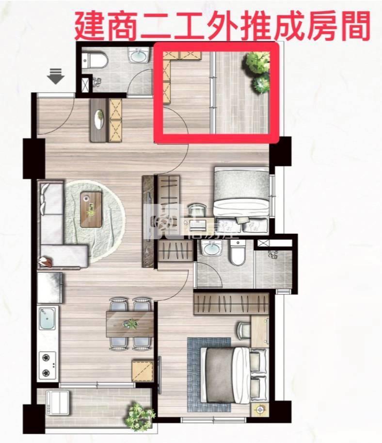 觀音樹林國小/觀音工業區全新電梯3房房屋室內格局與周邊環境