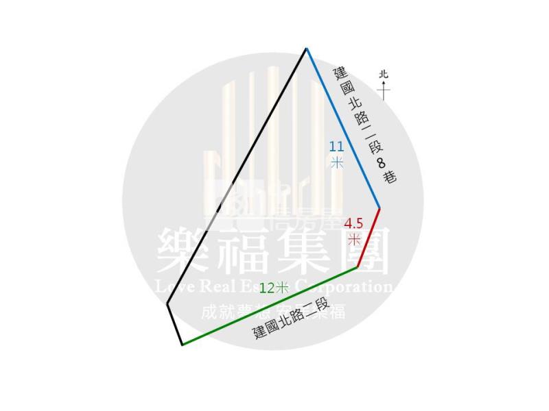 ㊣建國北路二段13米大面寬角地房屋室內格局與周邊環境
