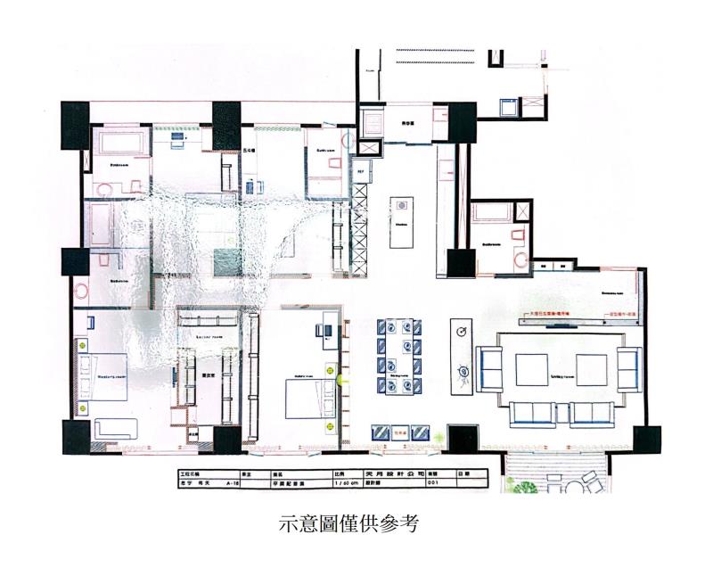 惠宇天青18A毛胚屋房屋室內格局與周邊環境