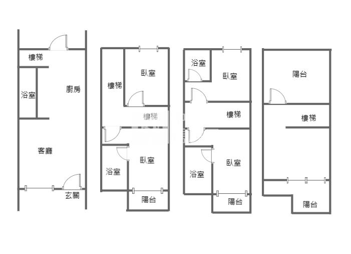 頭城交流道4房透天厝房屋室內格局與周邊環境