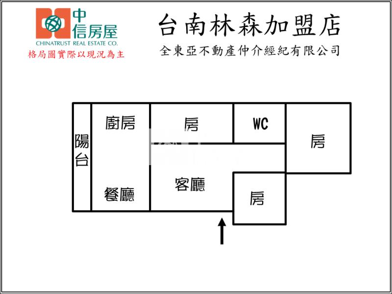 6分鐘到成功大學3房平車美電寓房屋室內格局與周邊環境
