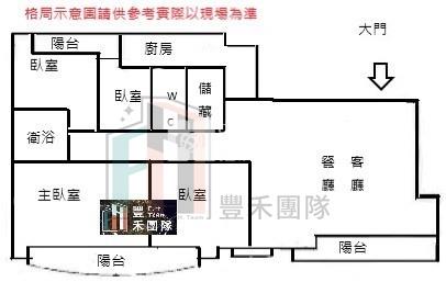 【豐禾】(專)東海中科雙商圈台開花園美4+1房房屋室內格局與周邊環境