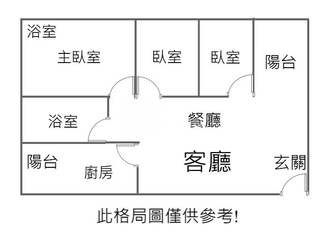 平鎮火車站旁相知相許3房房屋室內格局與周邊環境