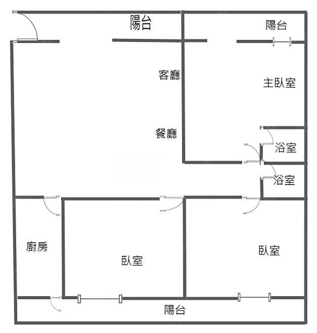 中壢體育園區大三房美寓房屋室內格局與周邊環境