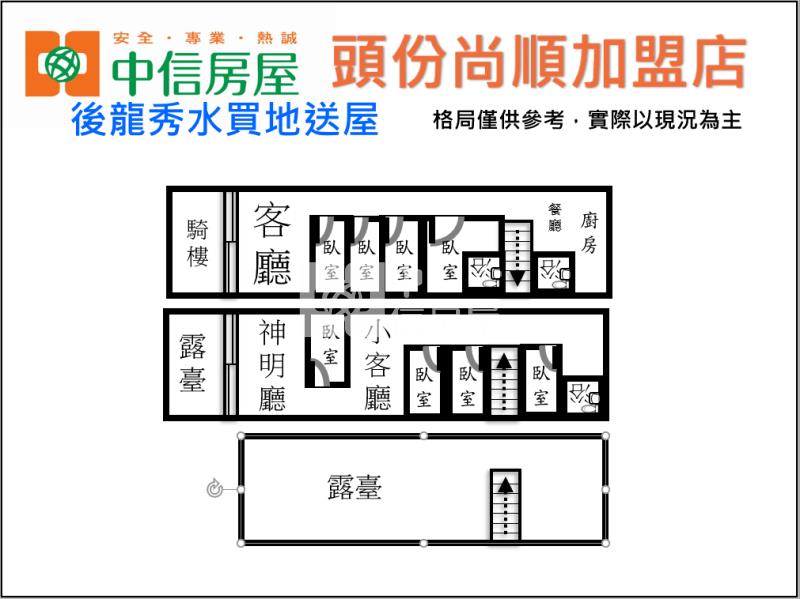 後龍秀水買地送屋房屋室內格局與周邊環境