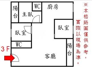 和順國宅整新精美三樓寓房屋室內格局與周邊環境