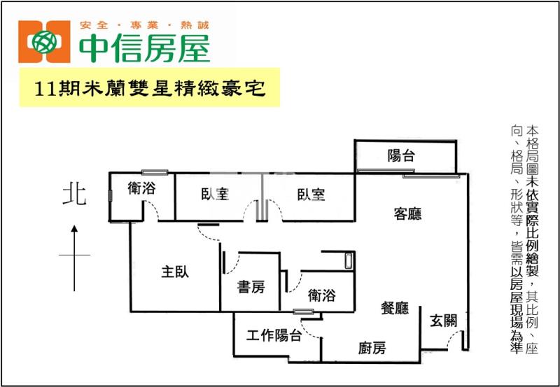 11期旁米蘭雙星精緻豪宅(專任)房屋室內格局與周邊環境
