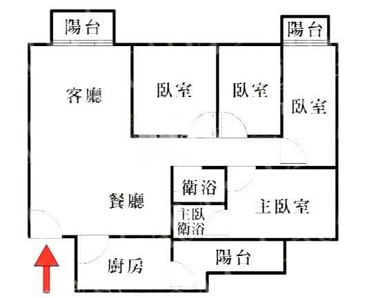 皇城園邸中央公園旁大四房平車房屋室內格局與周邊環境