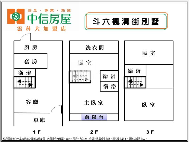 斗六楓溝街別墅房屋室內格局與周邊環境