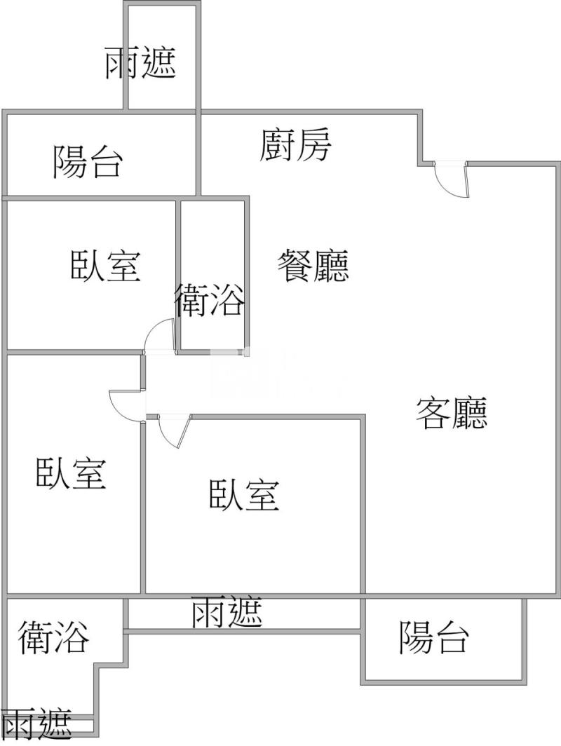 東方花園廣場視野3房平車房屋室內格局與周邊環境