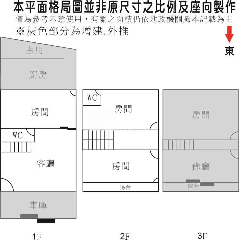 歸仁近高鐵便道透天房屋室內格局與周邊環境