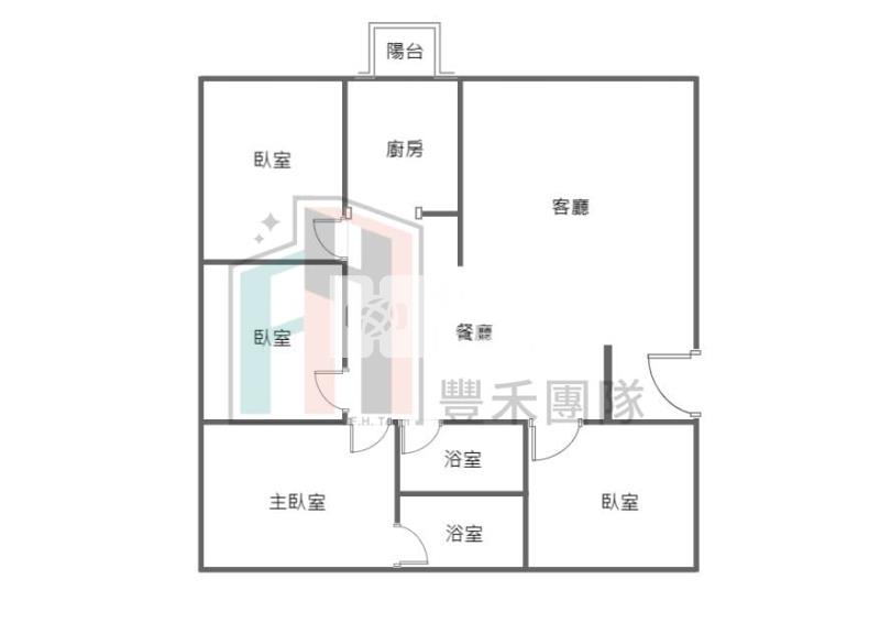 【豐禾】中壢內壢後站精裝四房車房屋室內格局與周邊環境