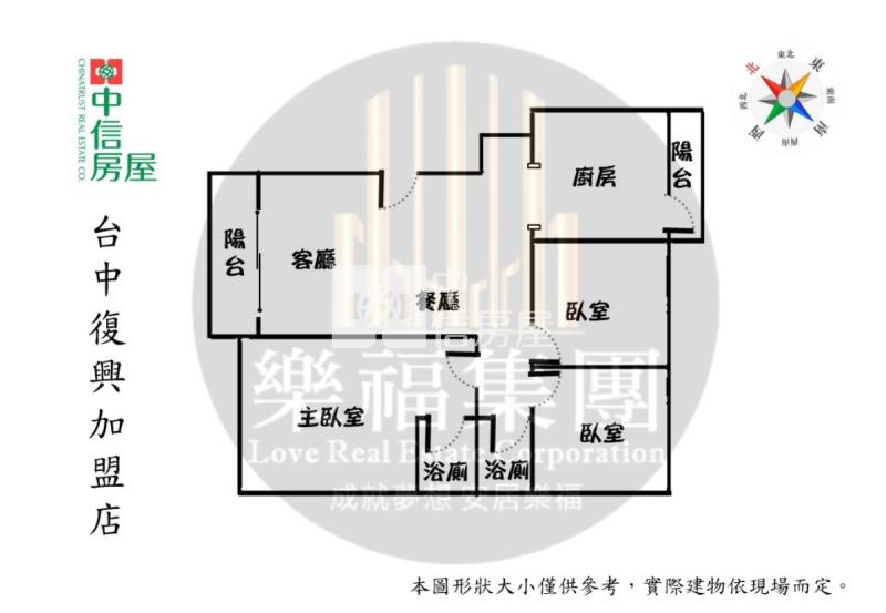 捷運櫻花站全新漂亮3房平車房屋室內格局與周邊環境