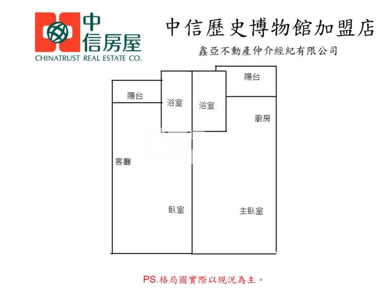 南科景觀雙套房車位房屋室內格局與周邊環境
