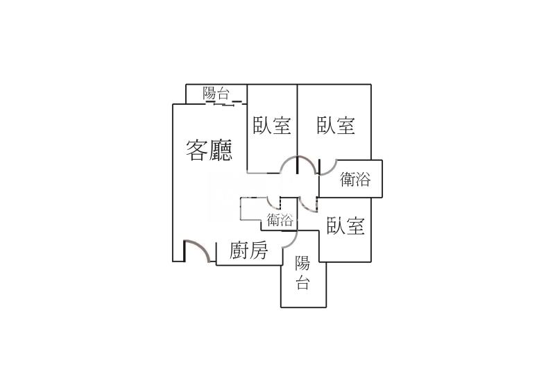 宏泉IN中央三房平車房屋室內格局與周邊環境