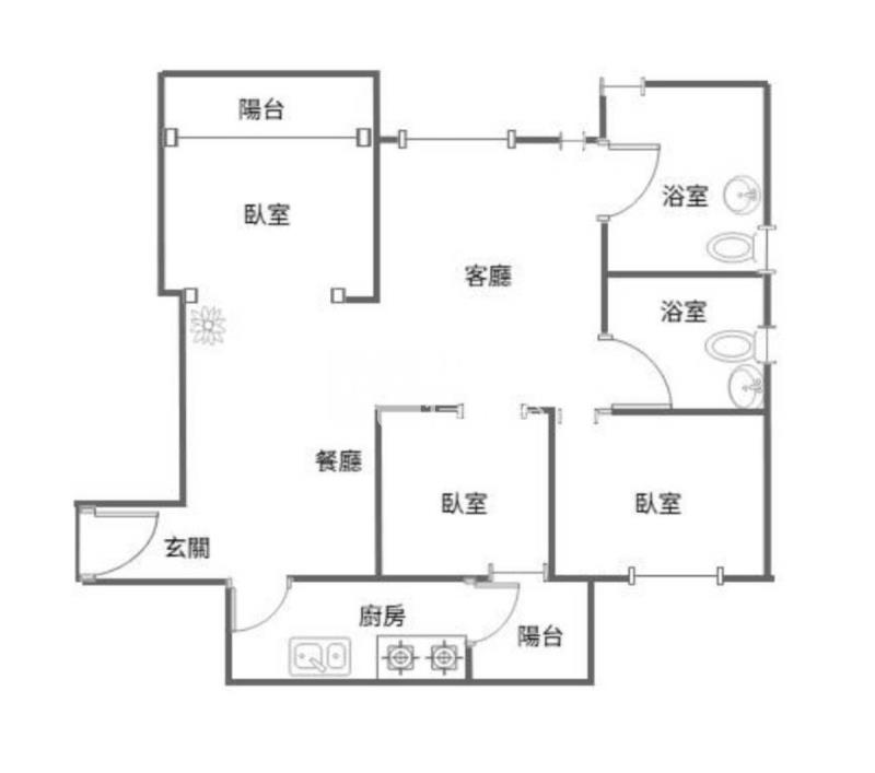 三民逸品房屋室內格局與周邊環境