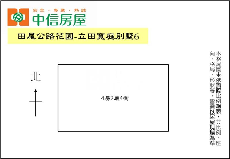 田尾公路花園-立田寬庭別墅6房屋室內格局與周邊環境