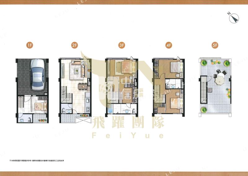金溪特區~楊梅楊光中小學全新別墅房屋室內格局與周邊環境