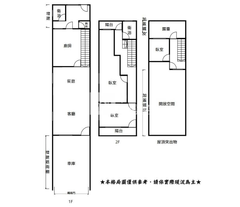 慈濟邊間車庫透天房屋室內格局與周邊環境