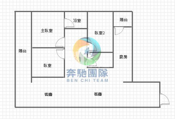 【奔馳】日昇大道3房車房屋室內格局與周邊環境