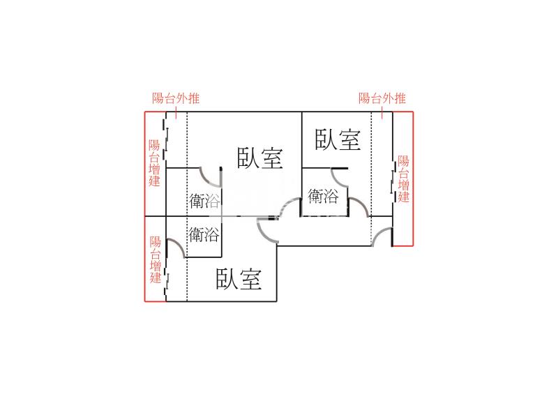精誠商圈高投報3套房房屋室內格局與周邊環境