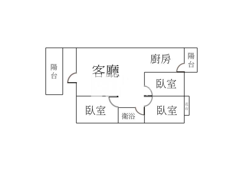 大里電梯三房房屋室內格局與周邊環境