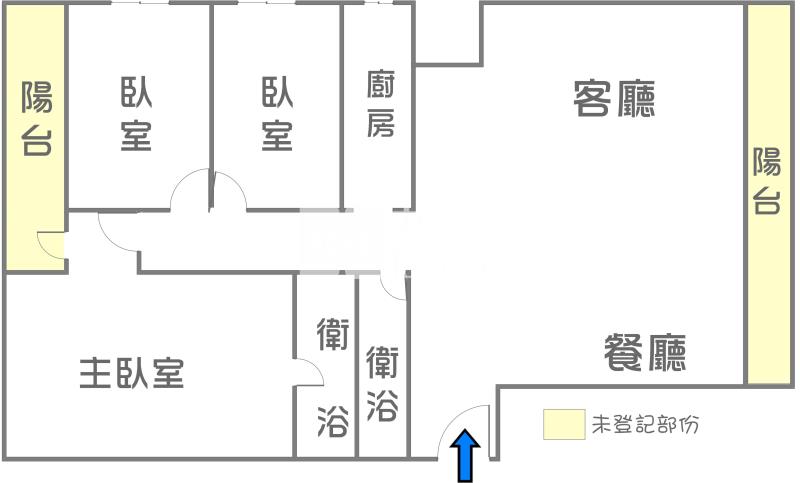 內惟車站翻新2樓寓房屋室內格局與周邊環境