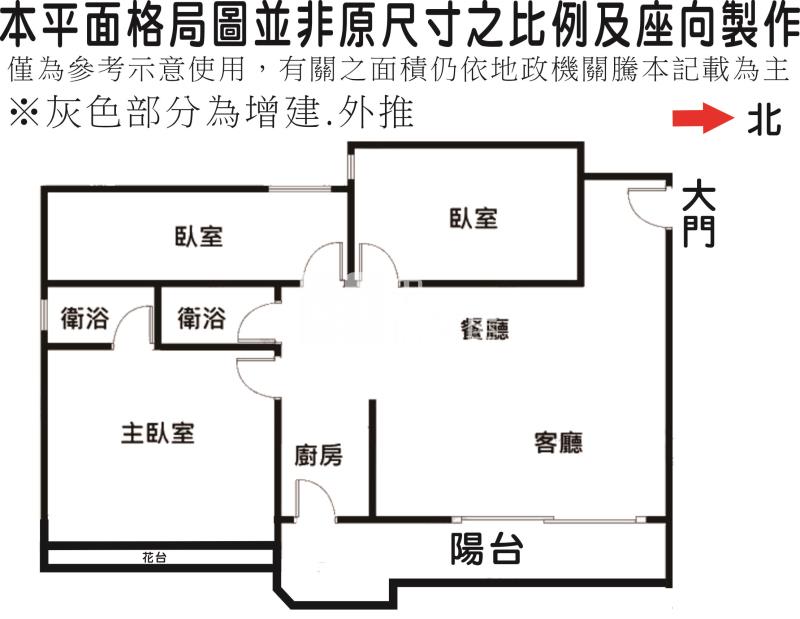 近奇美醫院免整理3房房屋室內格局與周邊環境
