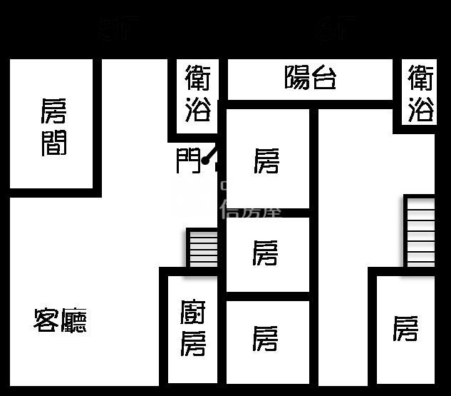 員林惠來華廈5+6F房屋室內格局與周邊環境