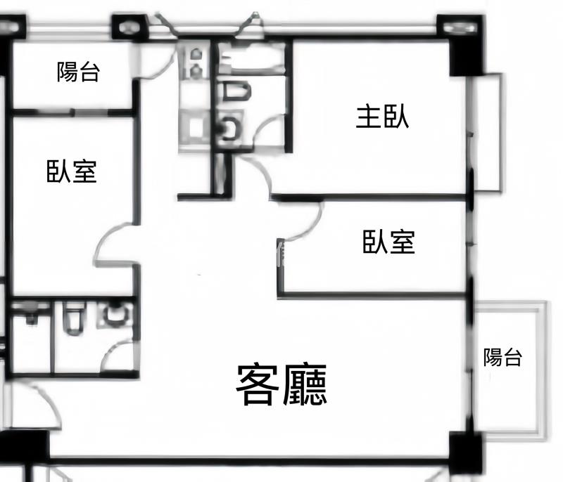 麗朵無限景觀大三房雙車房屋室內格局與周邊環境
