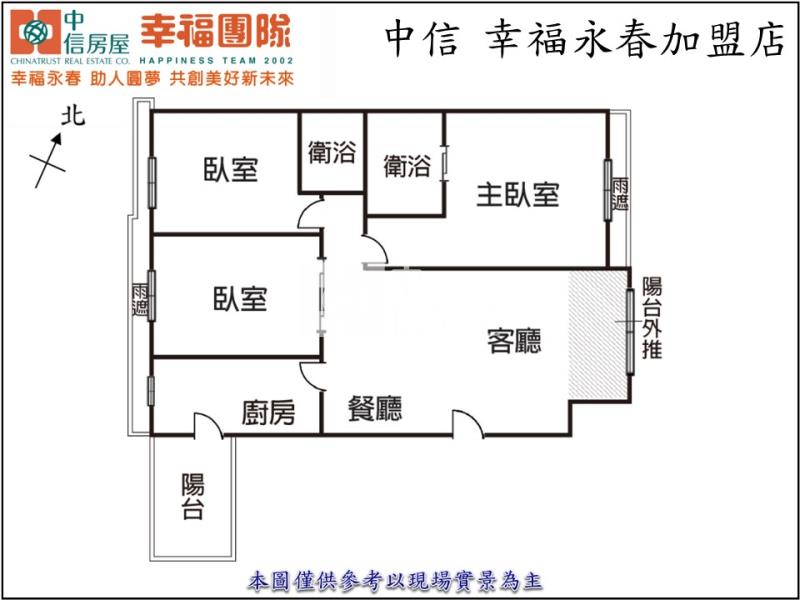鄉林凱撒三房平車房屋室內格局與周邊環境