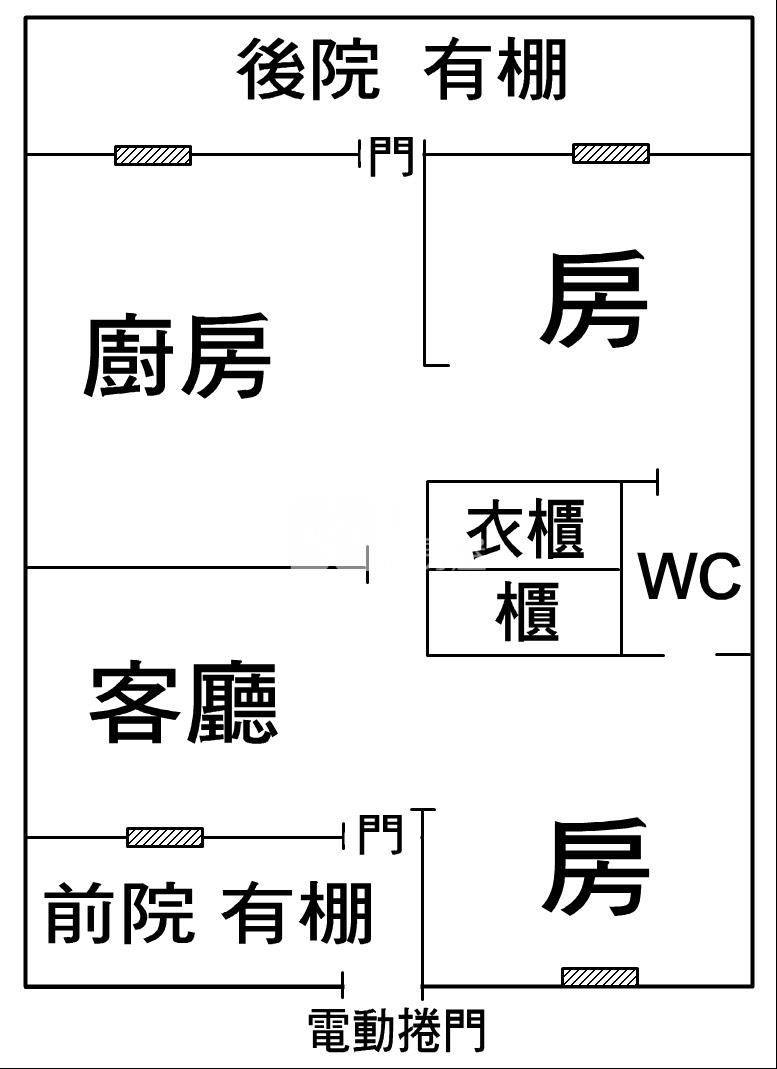 水上臨鄉公所平房房屋室內格局與周邊環境