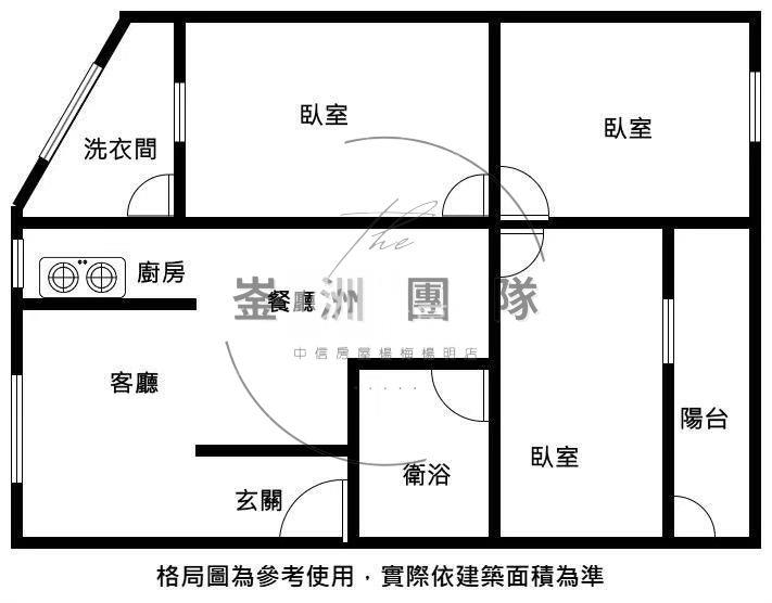 華勛市場機能佳電梯3房房屋室內格局與周邊環境