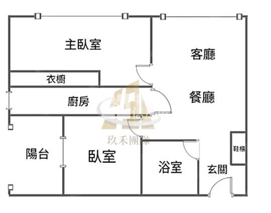 【玖禾】G09精美裝潢2房車房屋室內格局與周邊環境